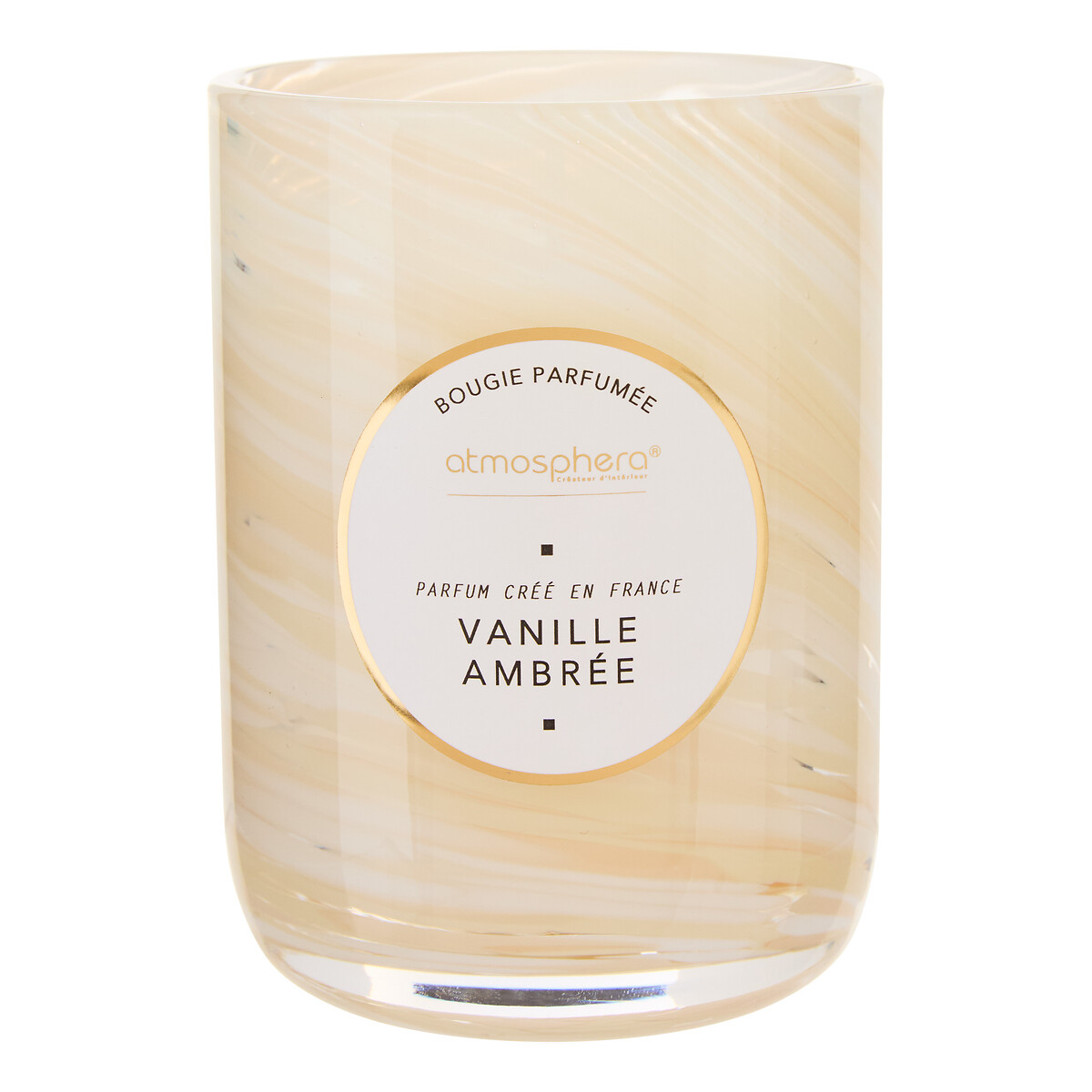 Vela perfumada baunilha em frasco vidro 275g