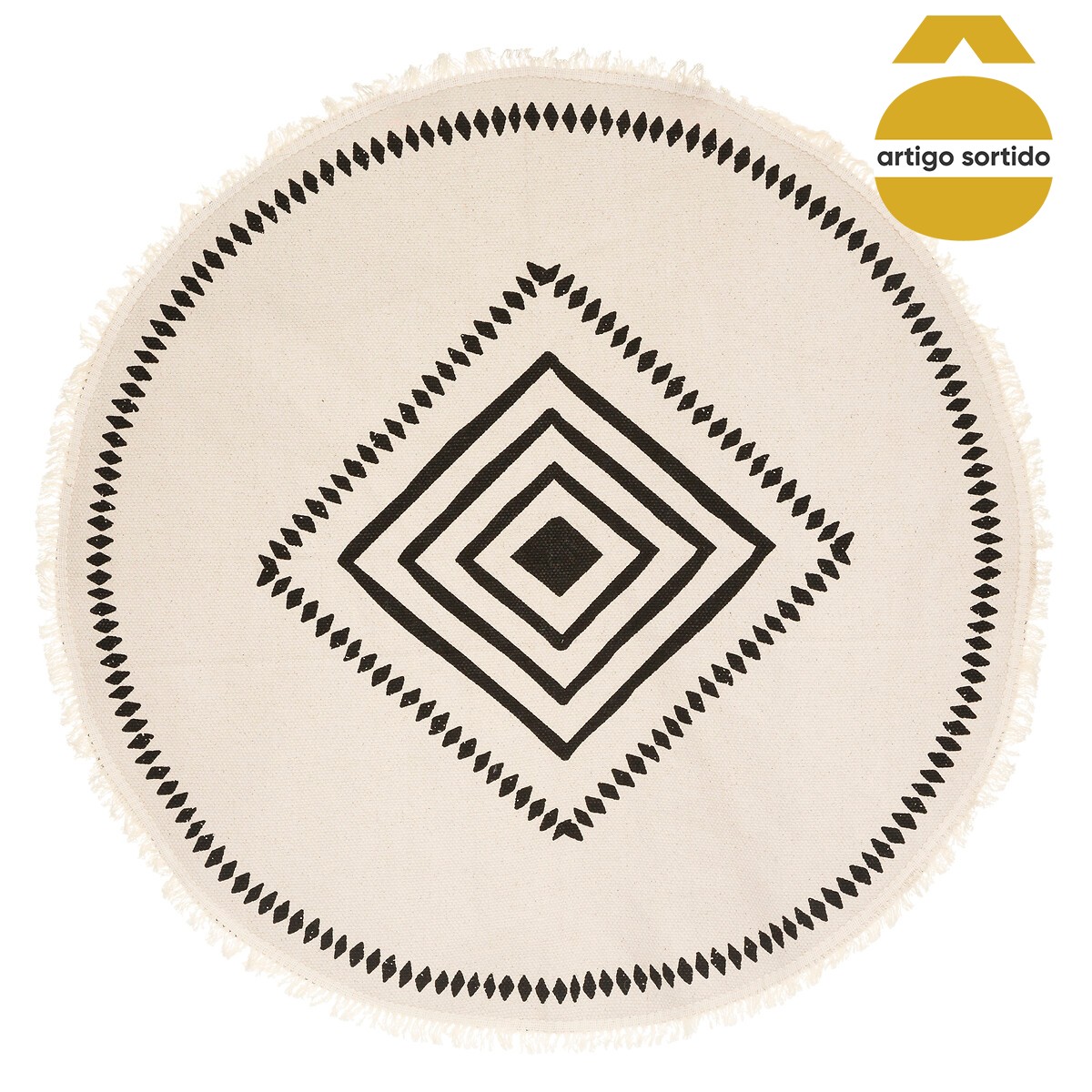 Tapete em algodão 90cm