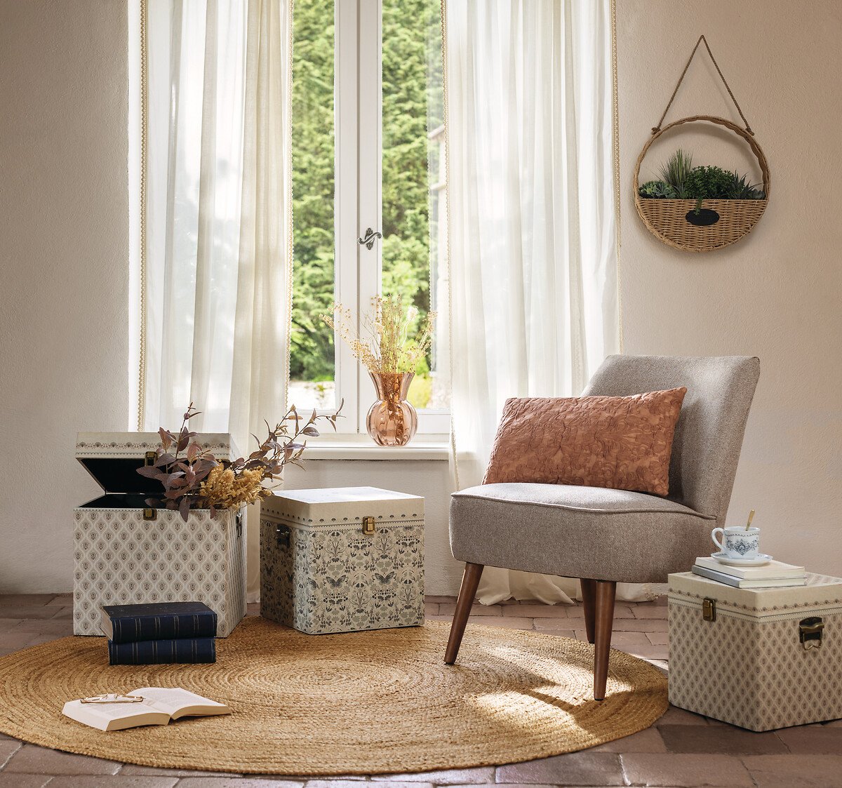 Almofada JACQUARD stonewash rosa velho 30x50cm