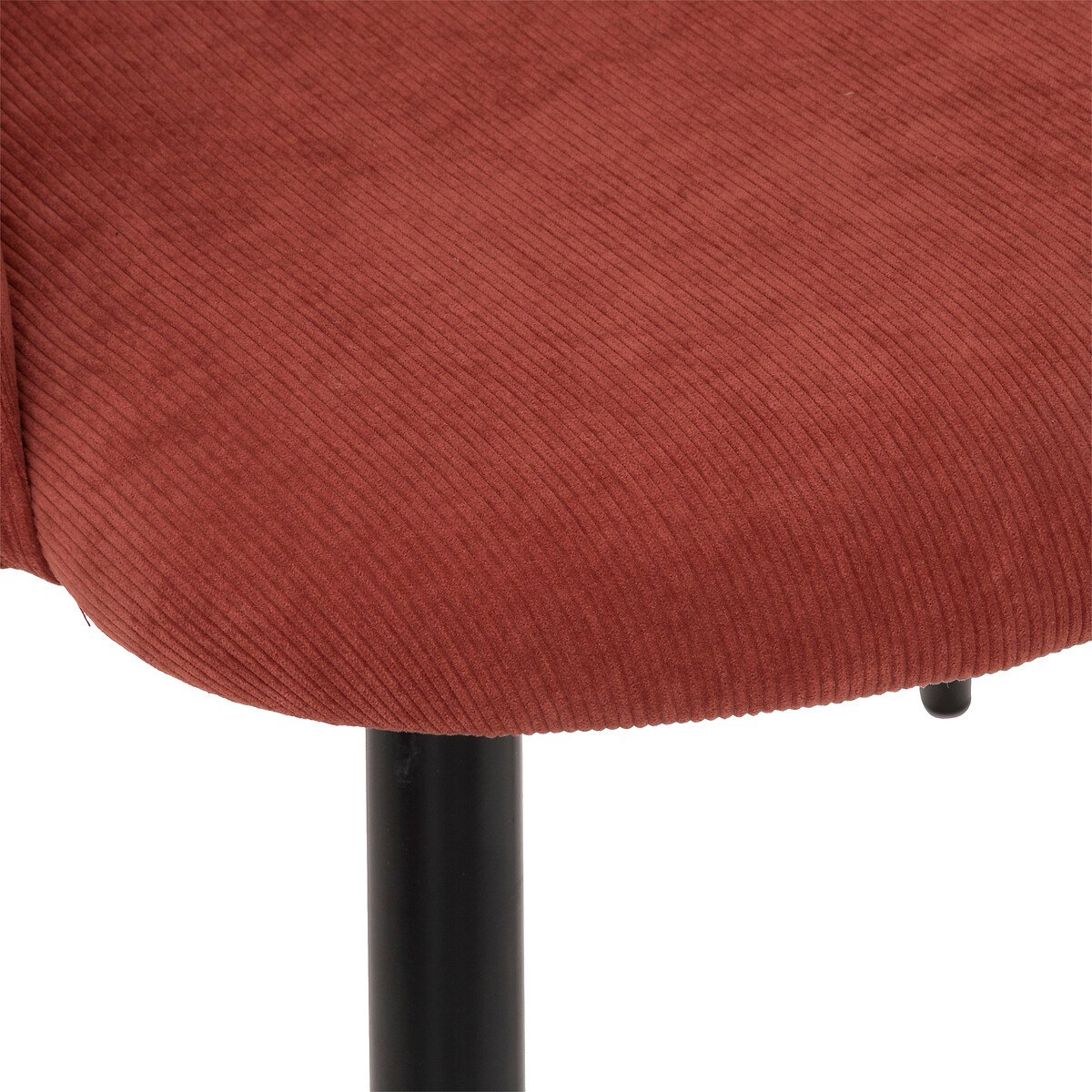 Cadeirão CELESTE terracota de veludo