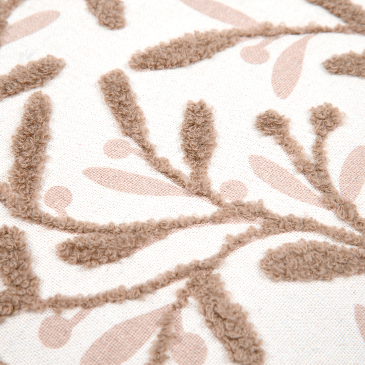 Almofada OMBRAGE natural em algod&atilde;o 40x40cm