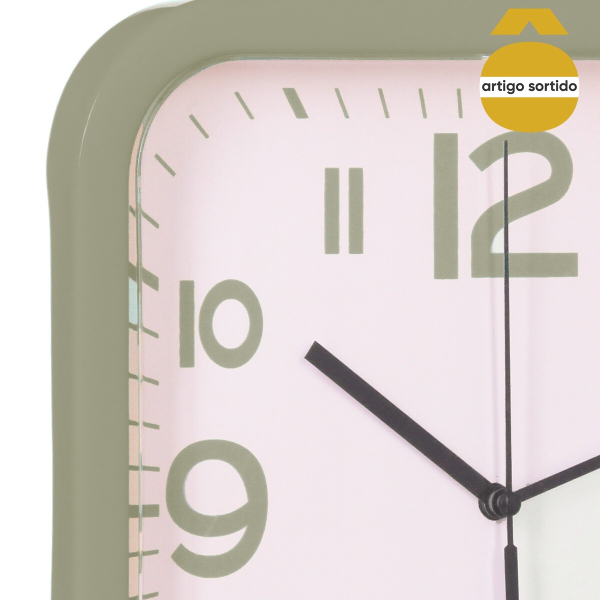 Rel&oacute;gio decorativo de parede 24,5cm