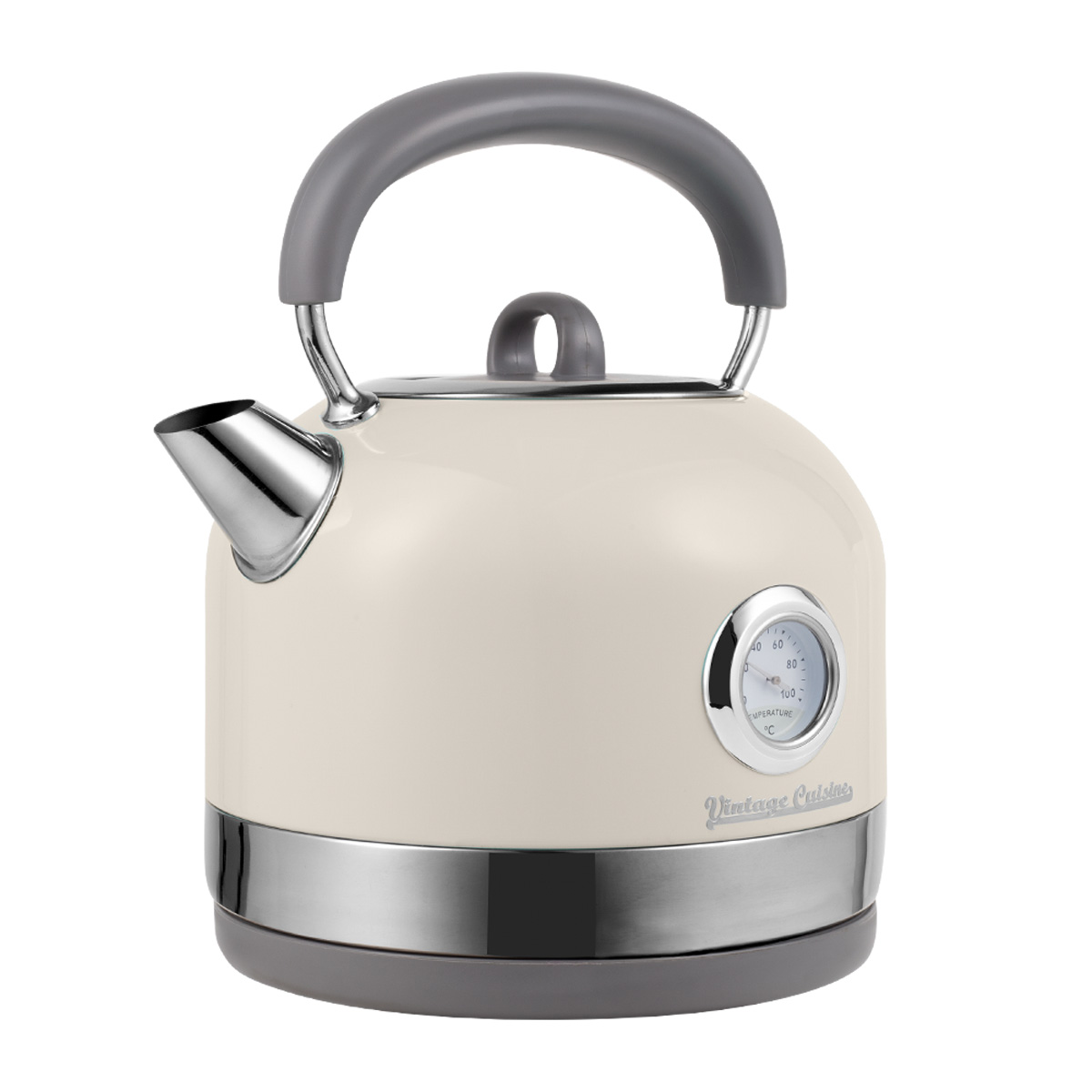 Chaleira el&eacute;trica VINTAGE CUISINE creme 2200w