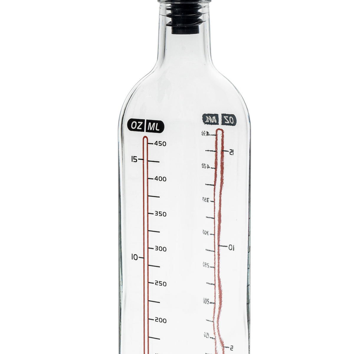 Galheteiro de vidro com medidor 500ml