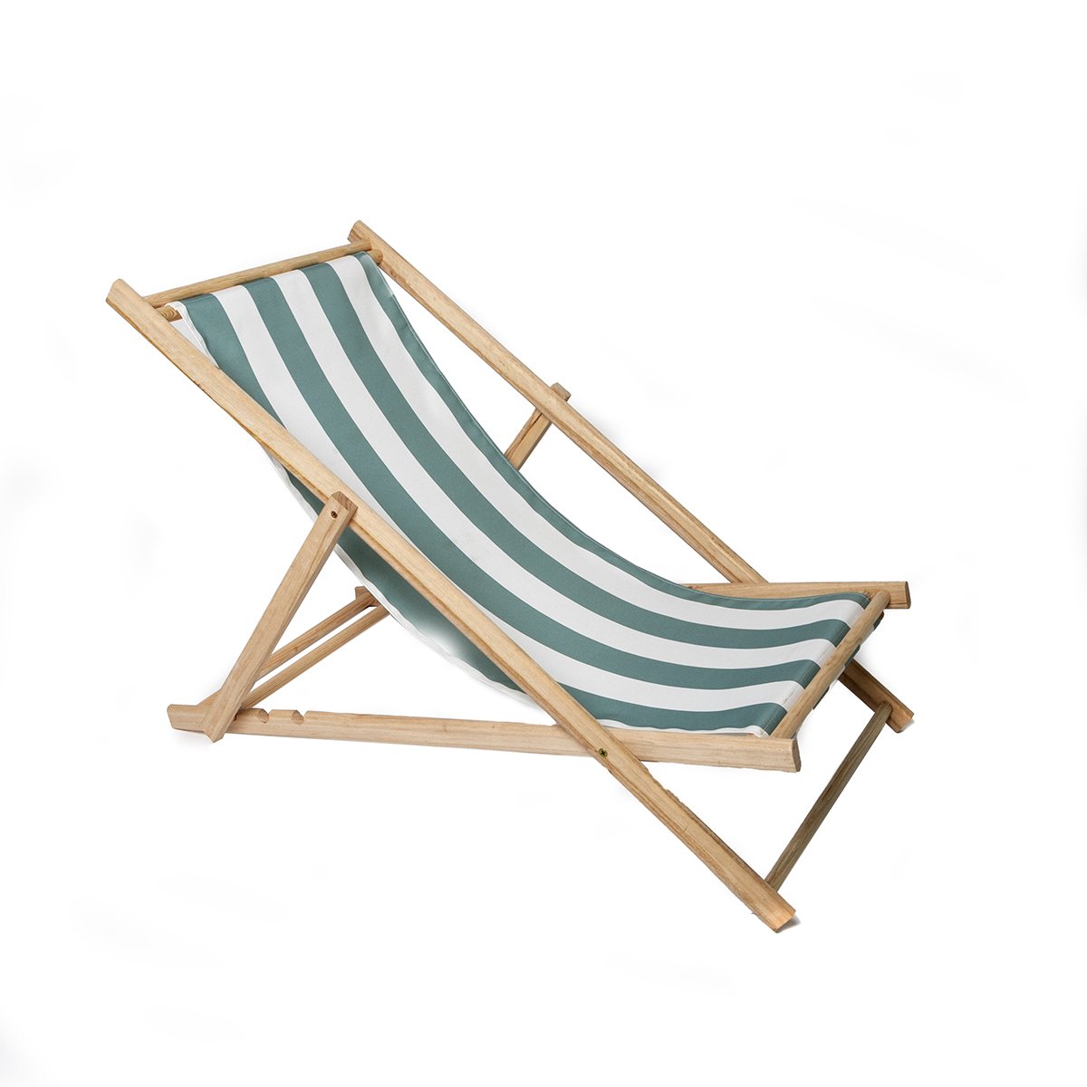 Espregui&ccedil;adeira riscas branco e verde