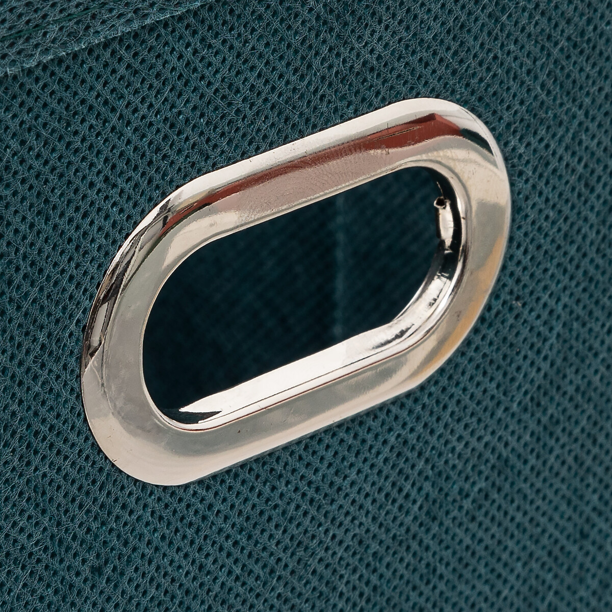 Caixa de arrumação azul petróleo 15x31cm