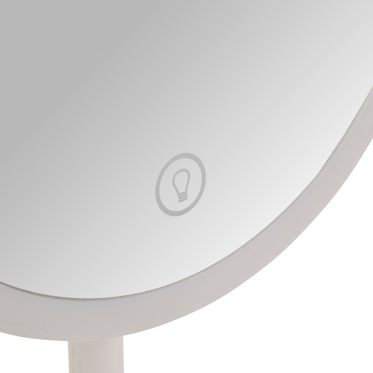 Espelho wc branco com luz led