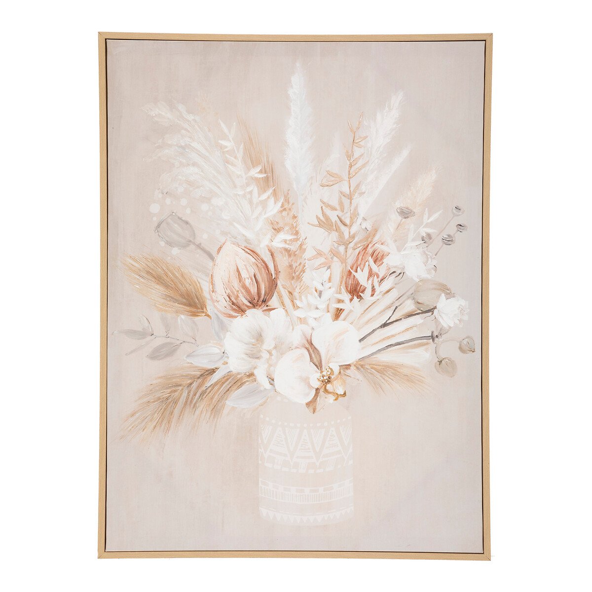Quadro decorativo jarras com flores TIDA