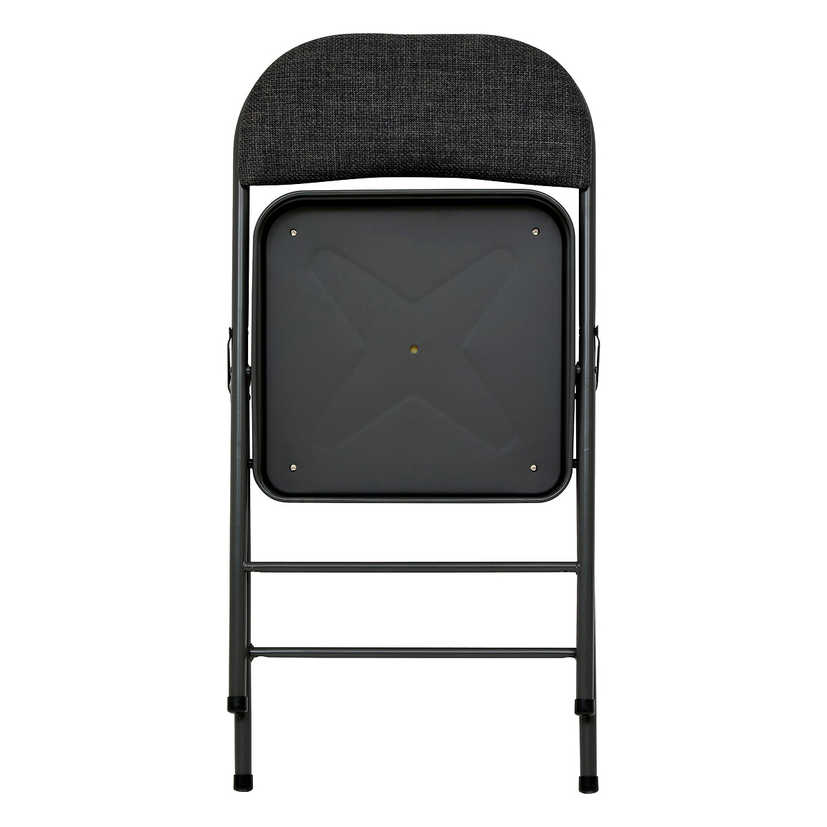 Cadeira dobr&aacute;vel FLEXY cinza em metal