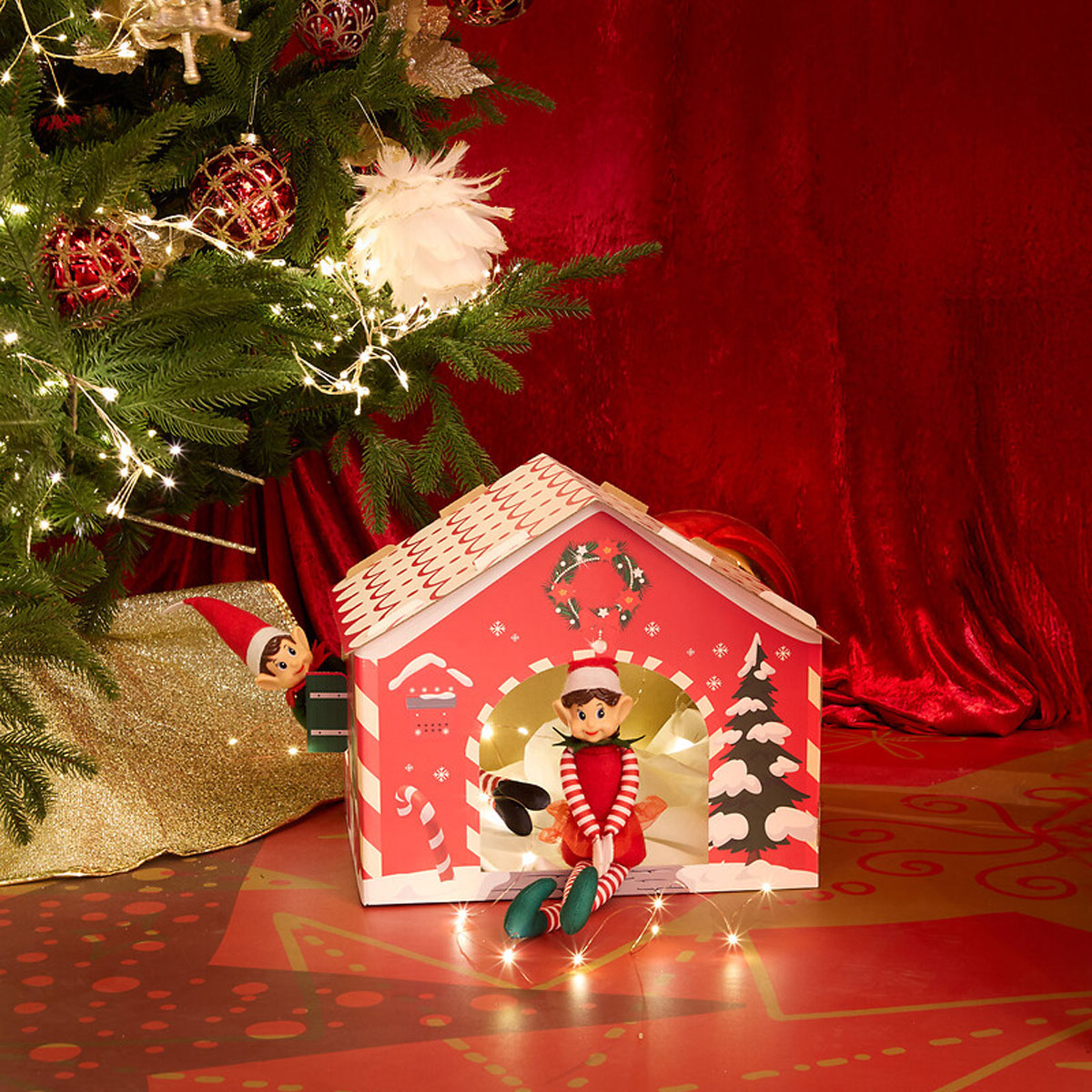 Casa de elfo decorativa 32cm