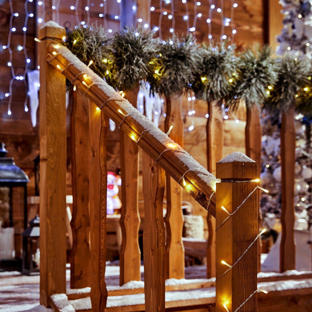 S&eacute;rie de natal branco frio 100LED 10M