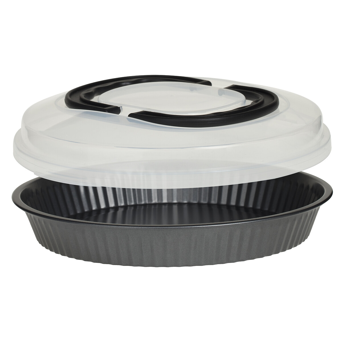 Forma com tampa para transporte 26cm