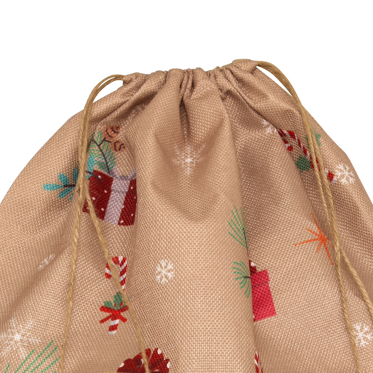 Saco para presentes com figuras natalicias 70cm