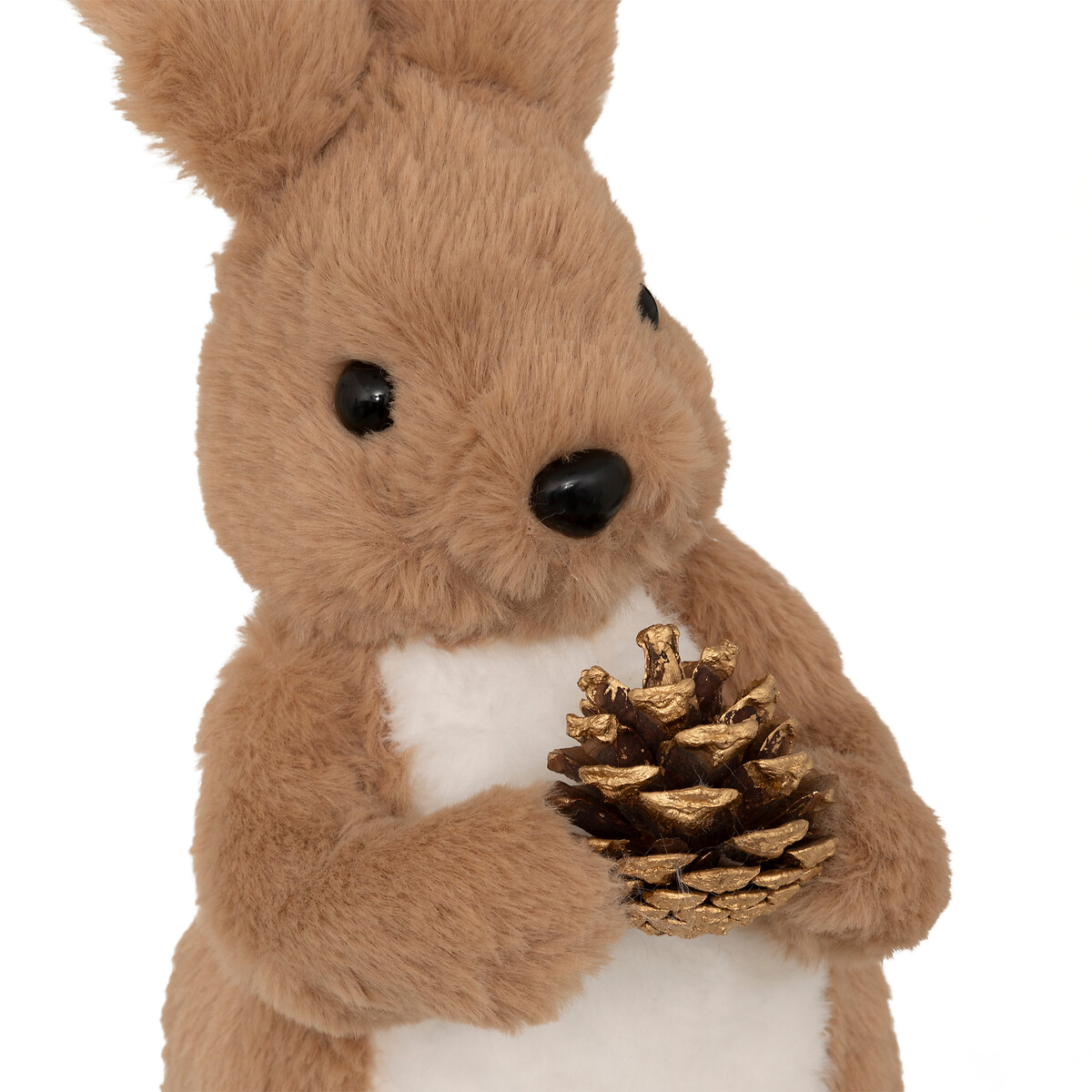 Figura de coelho com pinha 31cm