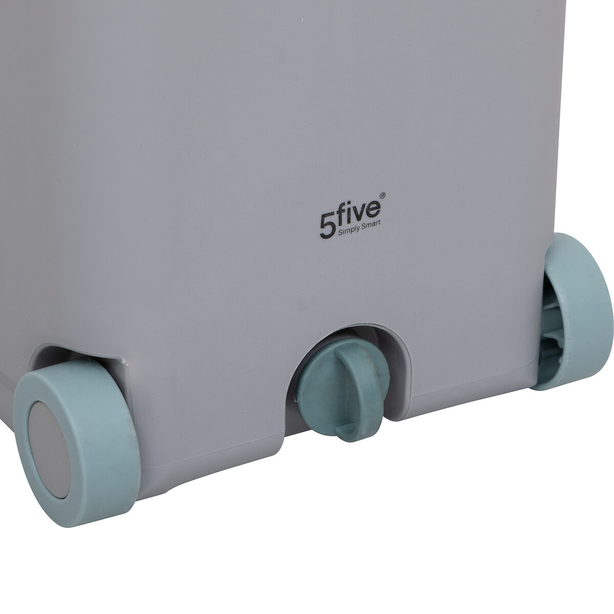 Balde mec&acirc;nico cinza com mopa 5L