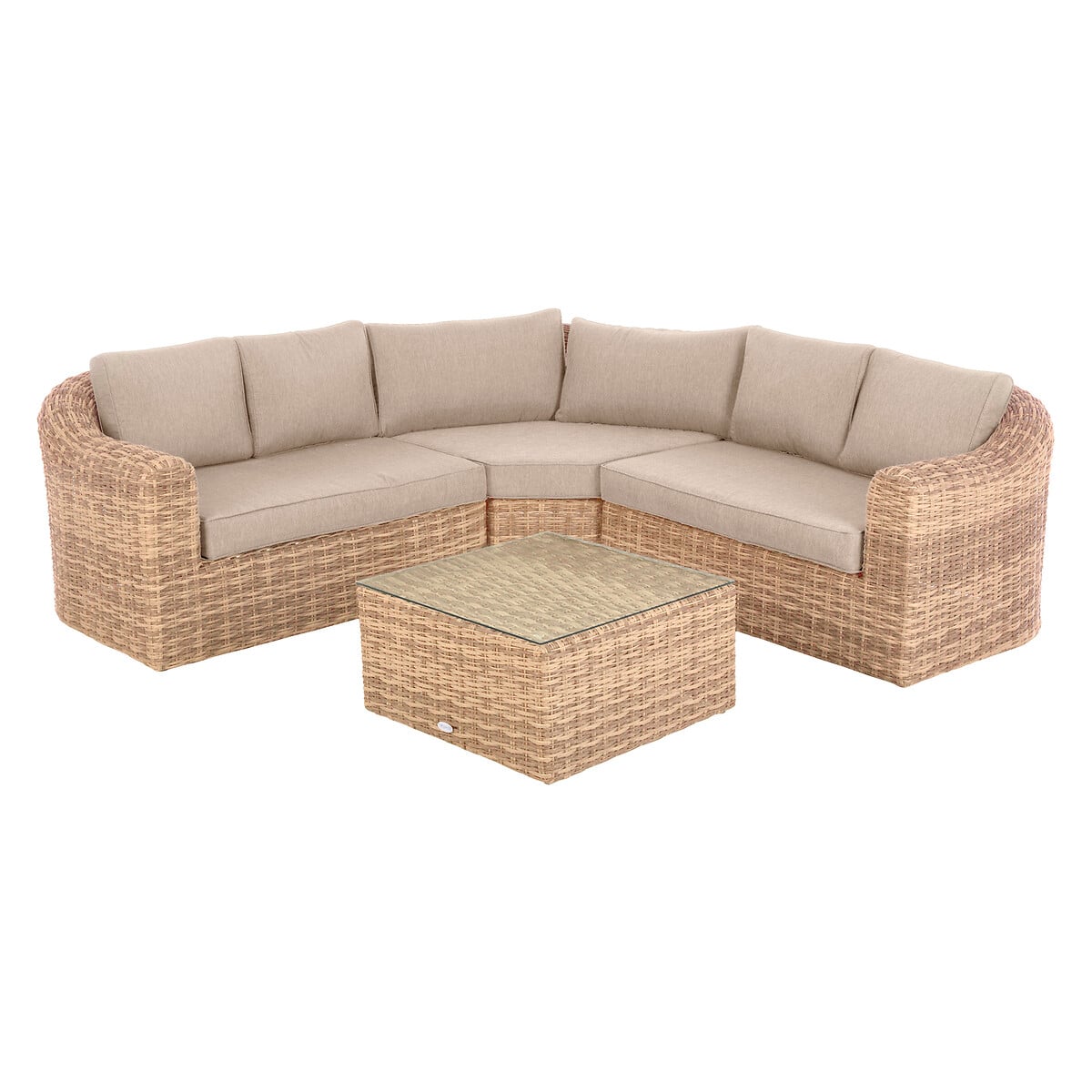 Conjunto de jardim MOOR&Eacute;A savana em rattan sint&eacute;tico