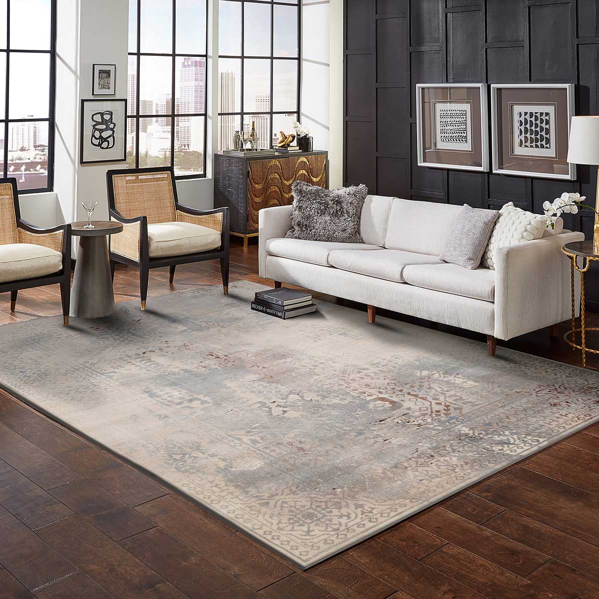 Tapete TUNE abstract multicolor 120x160cm