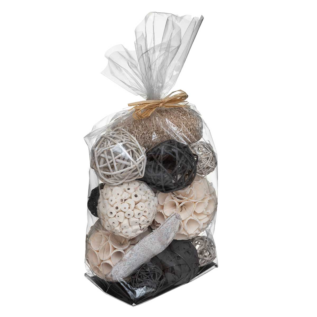 Bolas decorativas cinza