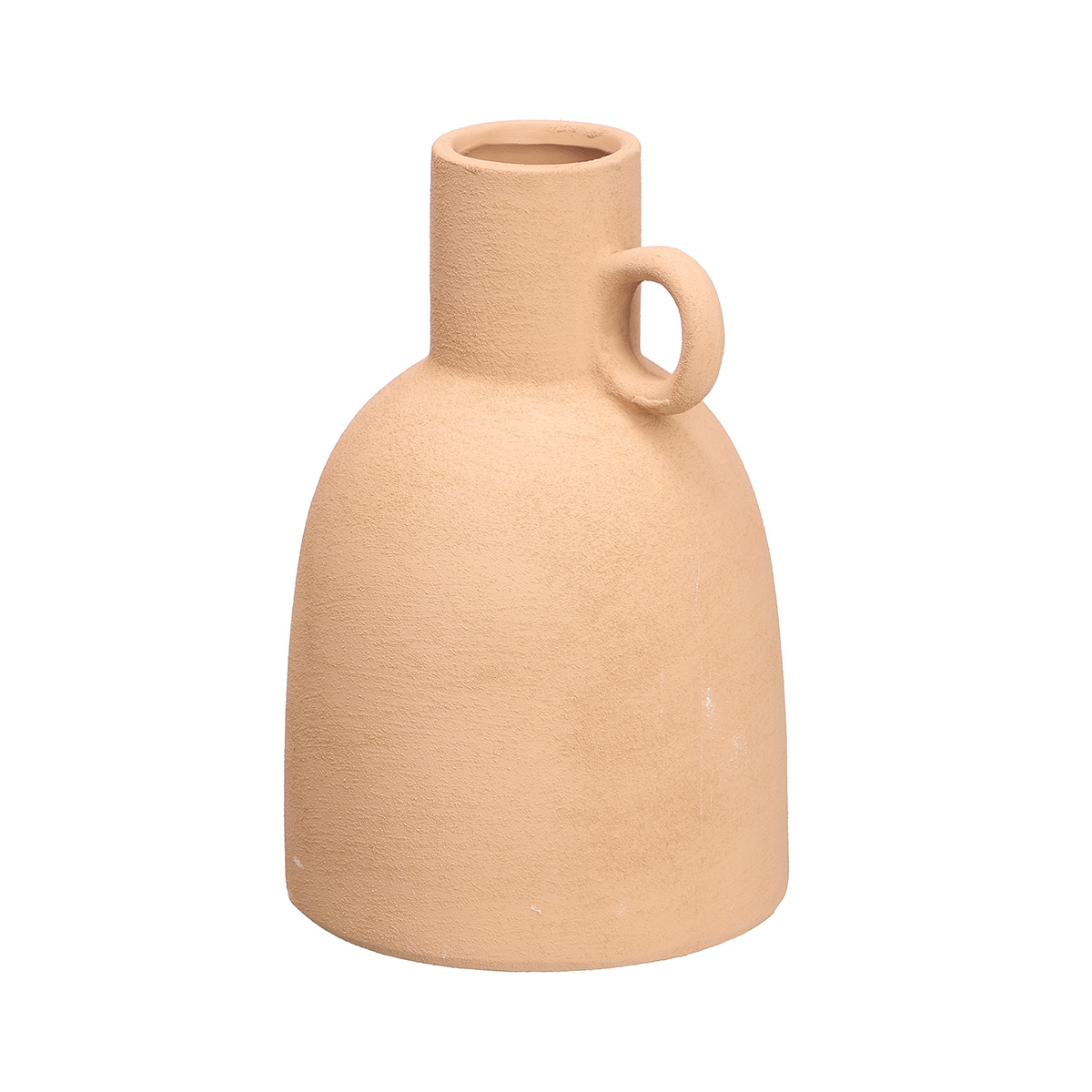 Jarra castanha em cer&acirc;mica 25cm