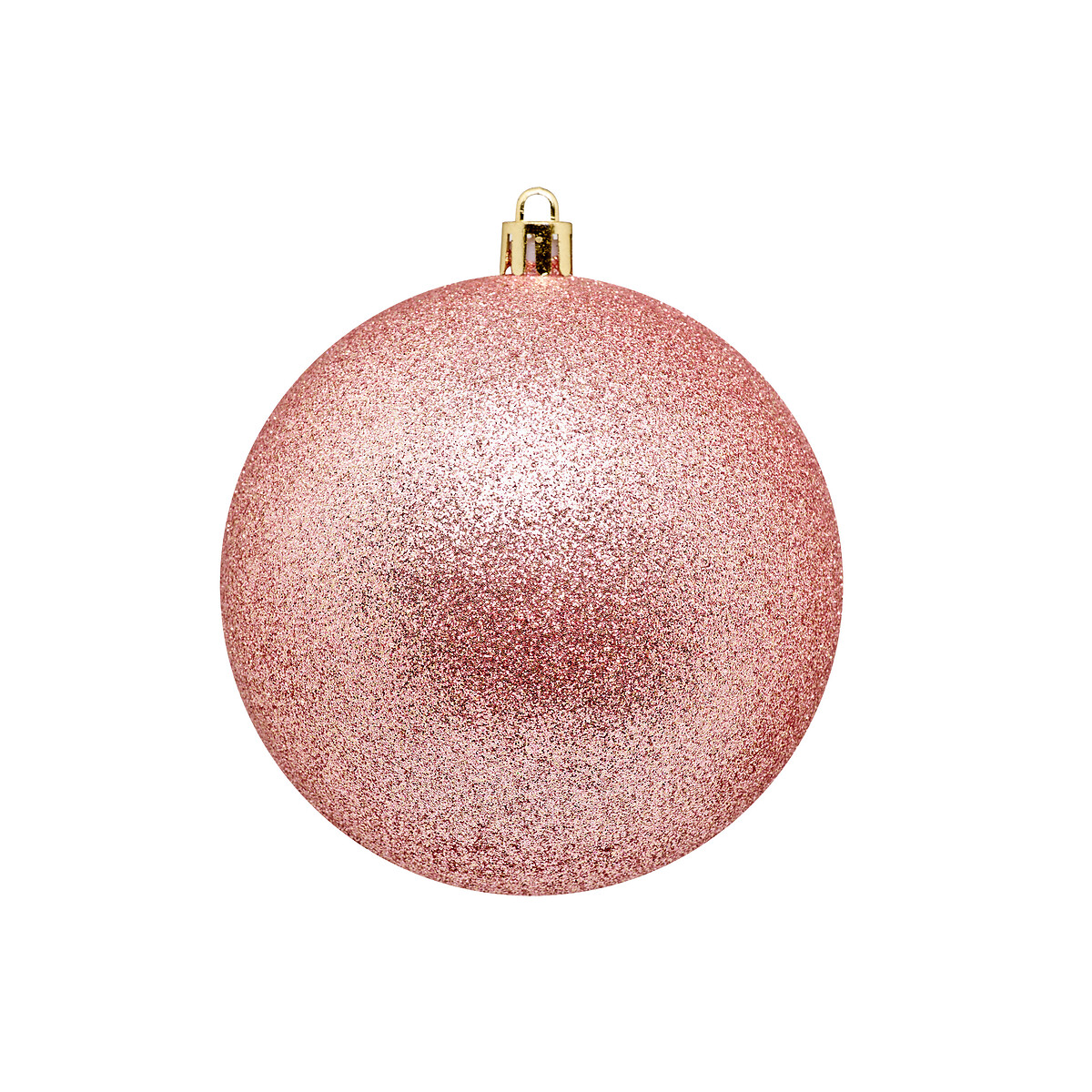 Conjunto 4 bolas de natal rosa 10cm