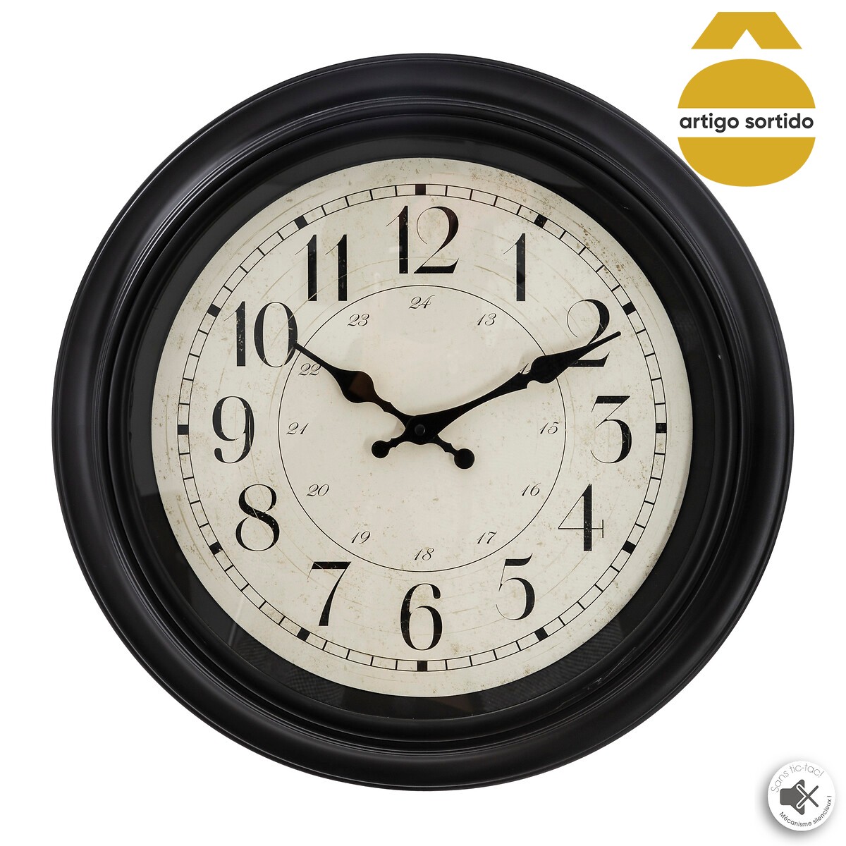 Relógio decorativo de parede 39cm