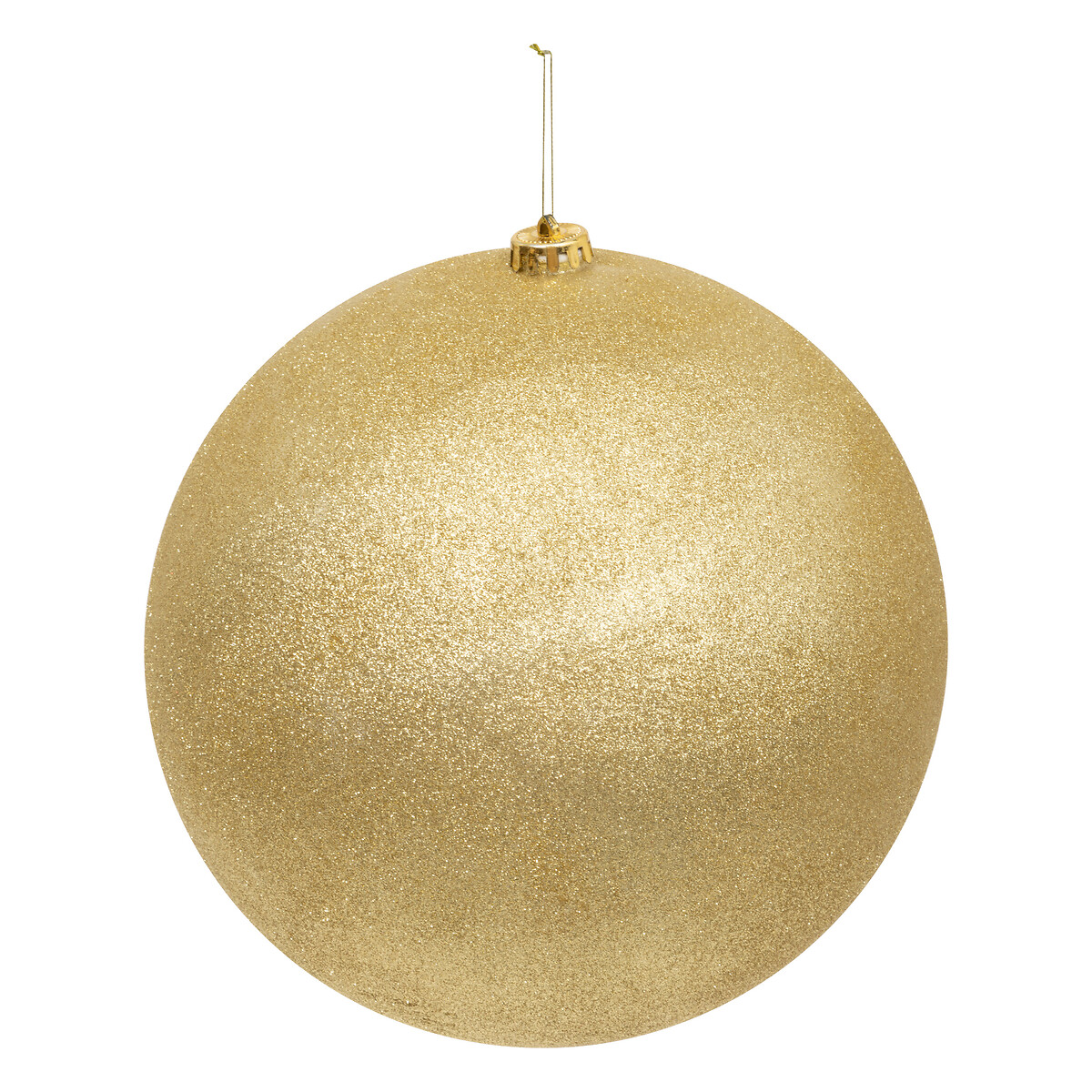 Bola de natal maxi dourado 25cm