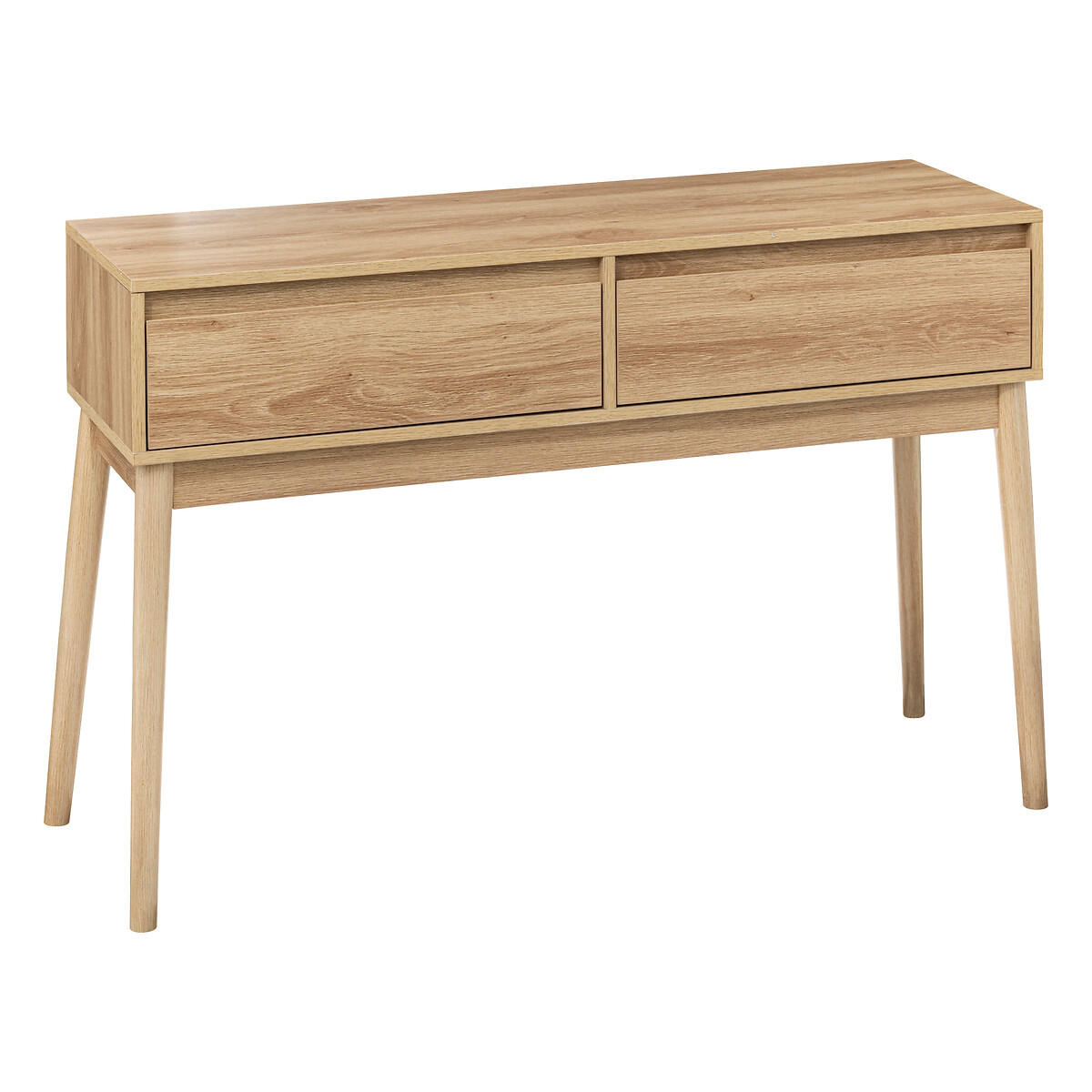 Consola ABANA bege em mdf com 2 gavetas,  Consola ABANA bege em mdf com 2 gavetas