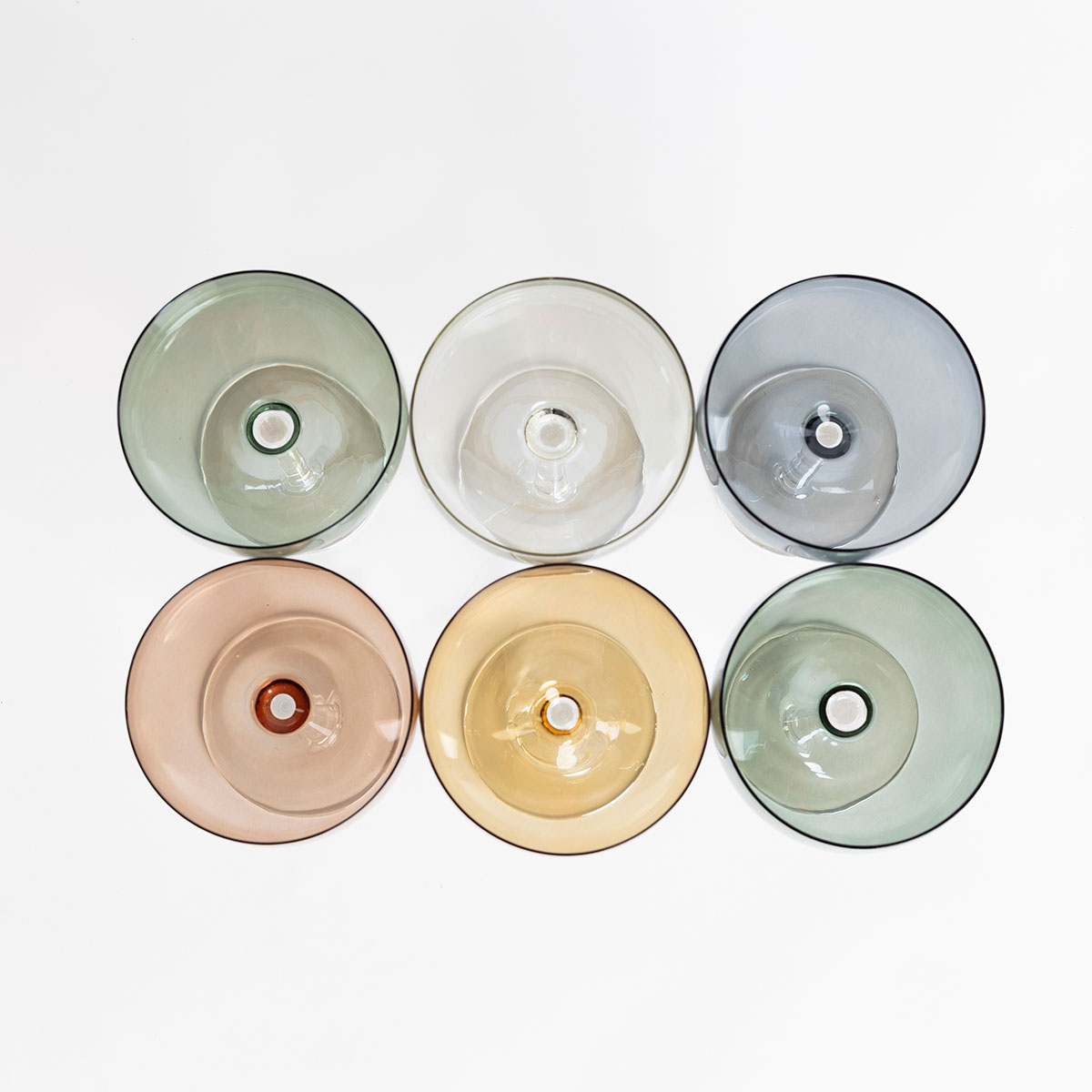 Conjunto de 6 ta&ccedil;as para champanhe LUCIA