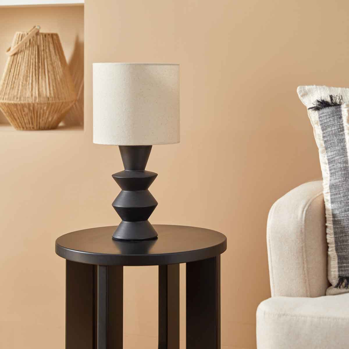 Candeeiro de mesa YULIA preto 40cm