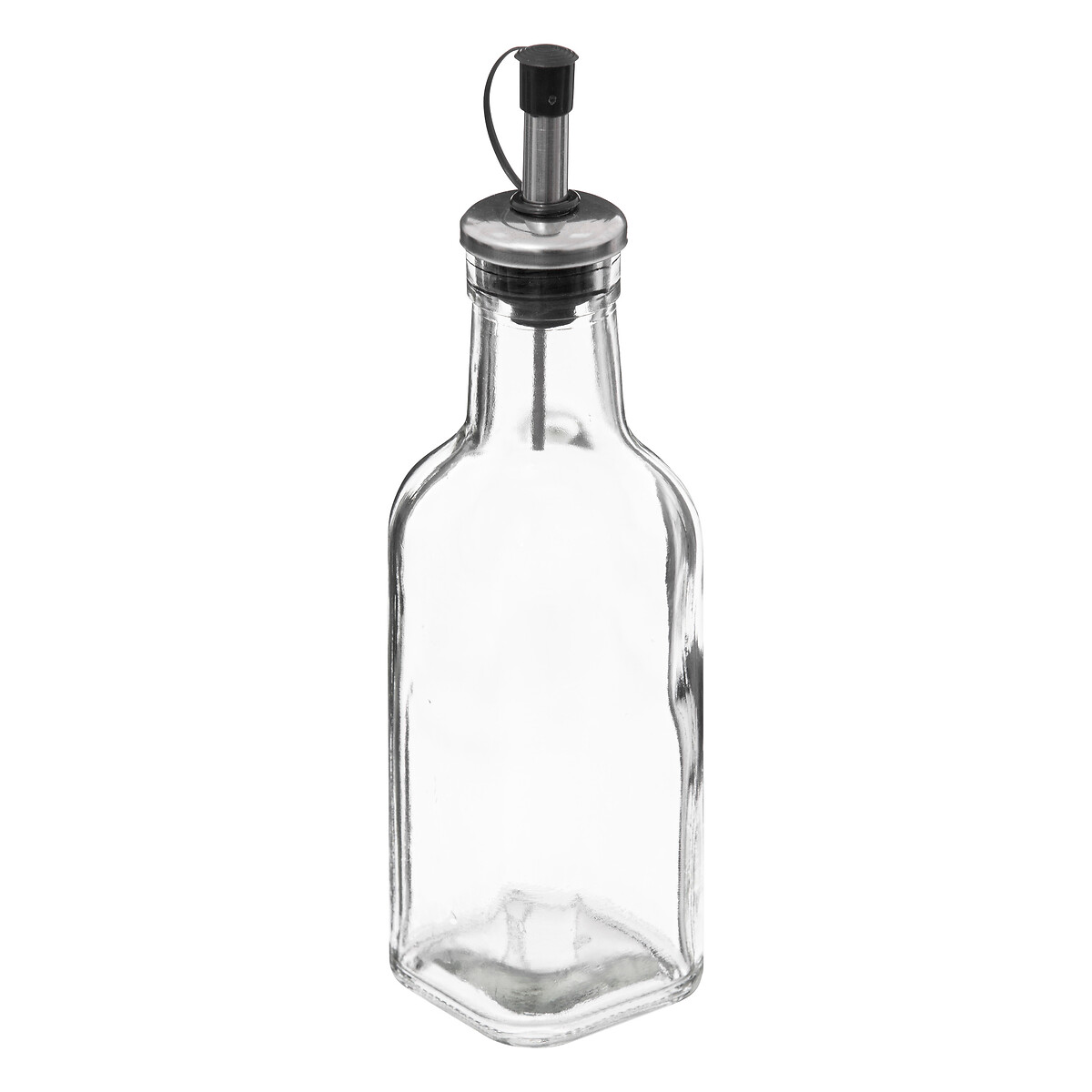 Conjunto de 4 galheteiros em vidro com suporte