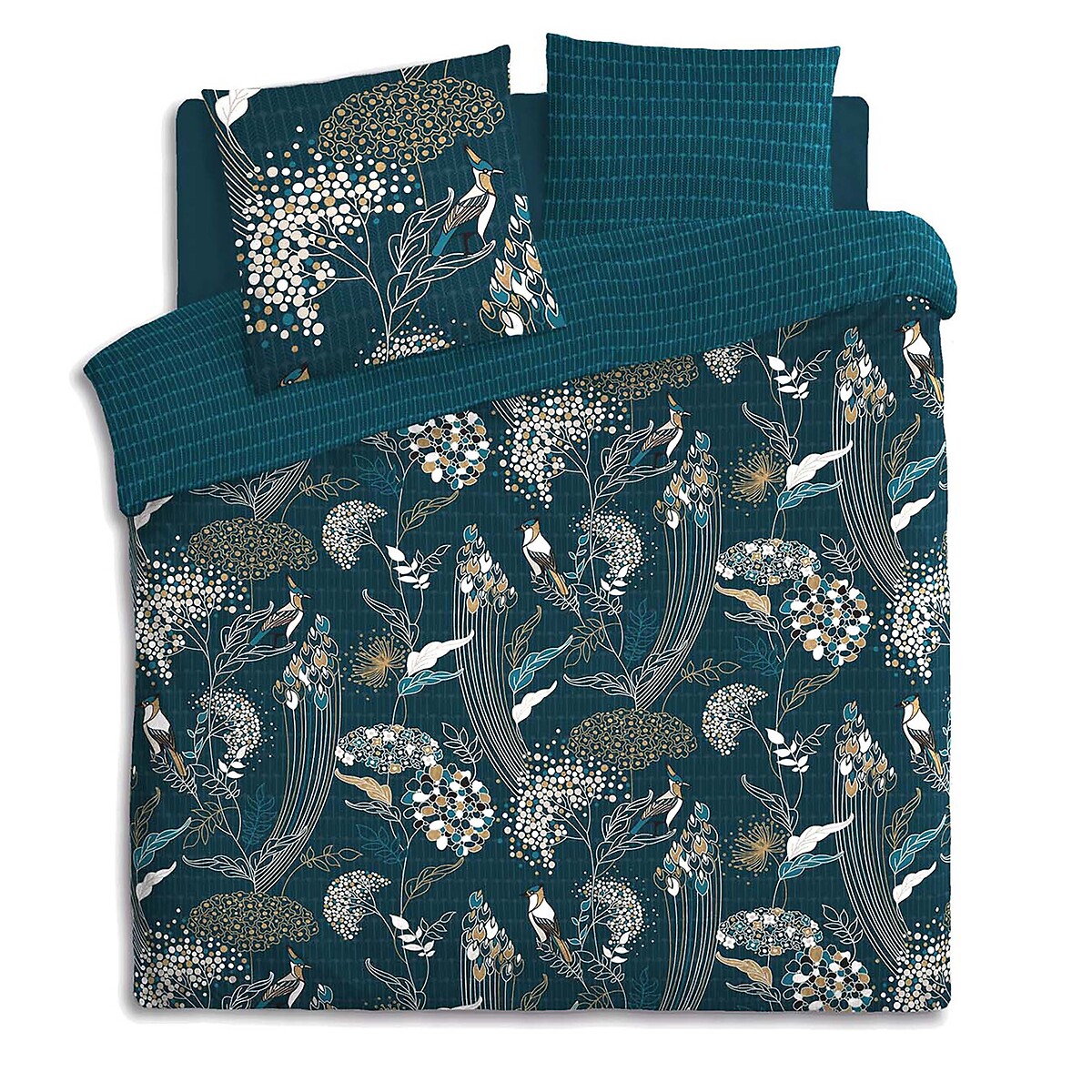 Capa de edred&atilde;o e 2 capas de almofada ART 220x240cm