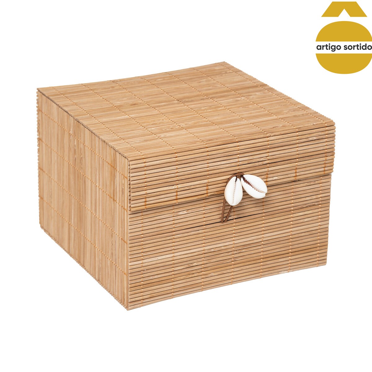 Caixa tropiques em bambu 12x19x17cm