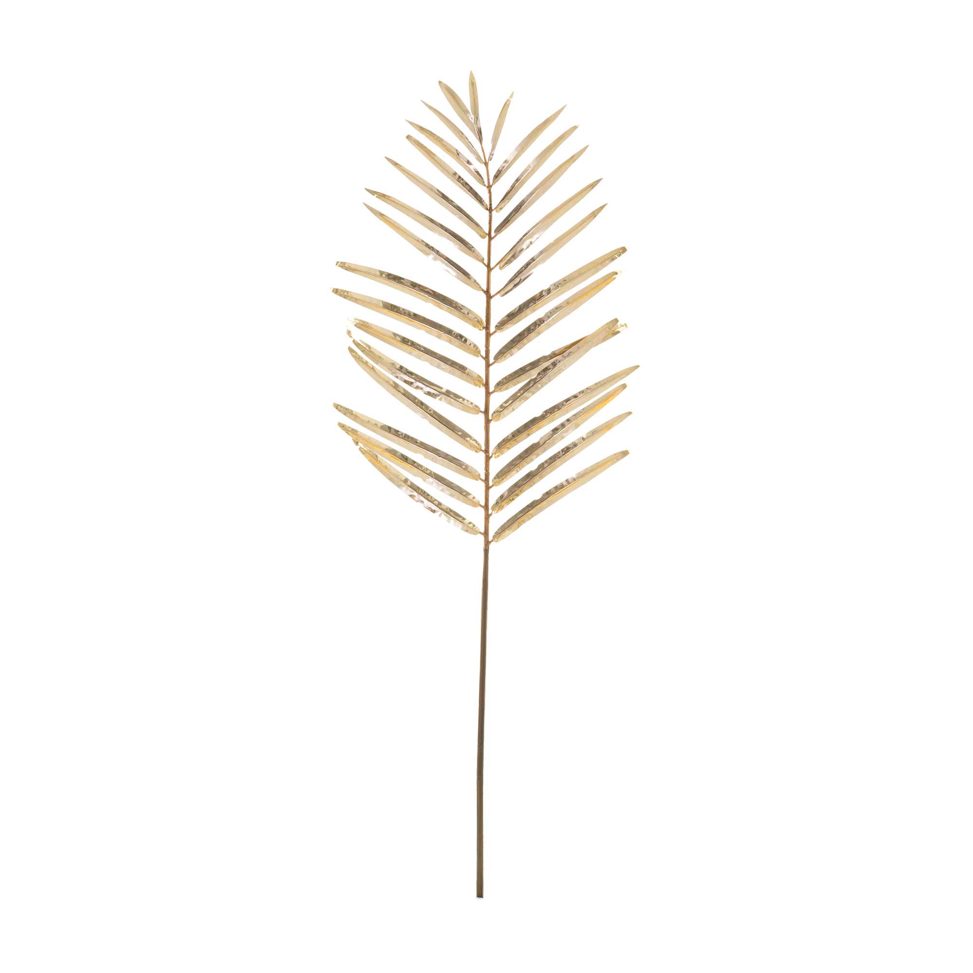 Haste Palmeira Dourada 74cm,  Haste Palmeira Dourada 74cm