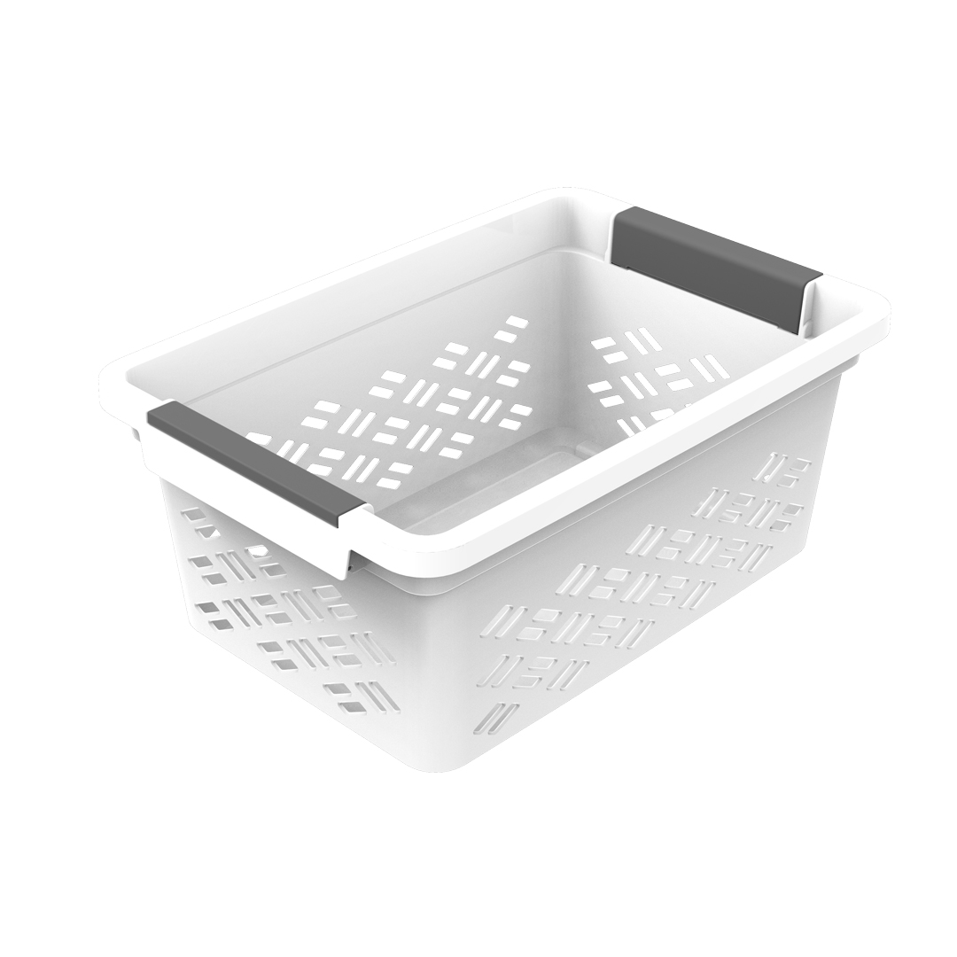 Cesto de arruma&ccedil;&atilde;o pequeno empilh&aacute;vel