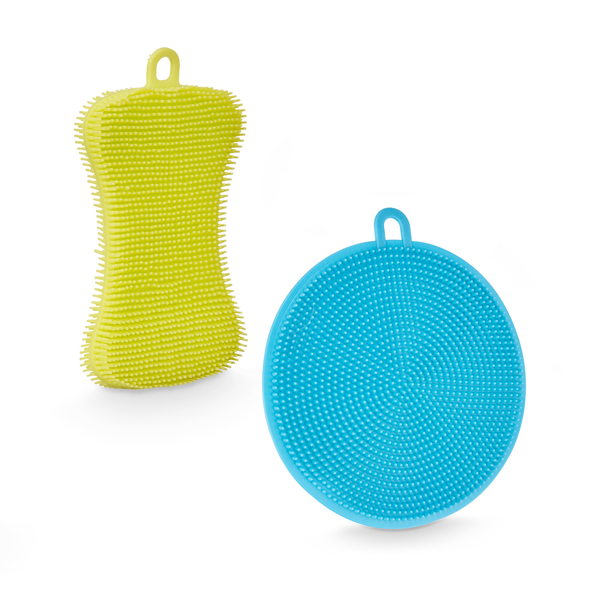 Conjunto 2 esfreg&otilde;es em silicone