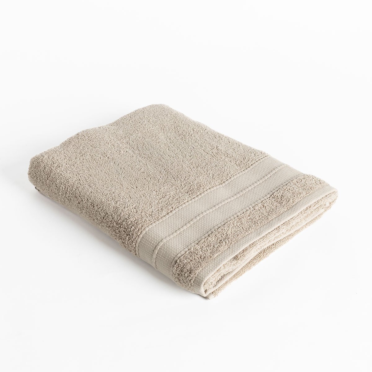 Toalha lençol de banho ESSENZA castanho claro 90x150cm