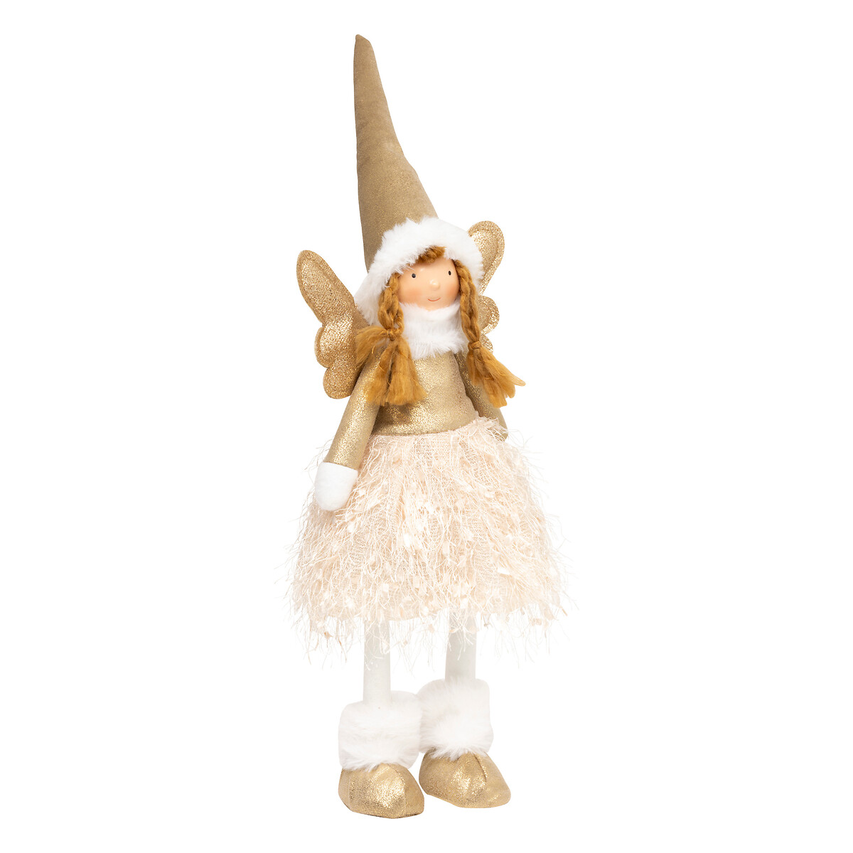 Figura de fada rose com gorro 48cm,  Figura de fada rose com gorro 48cm
