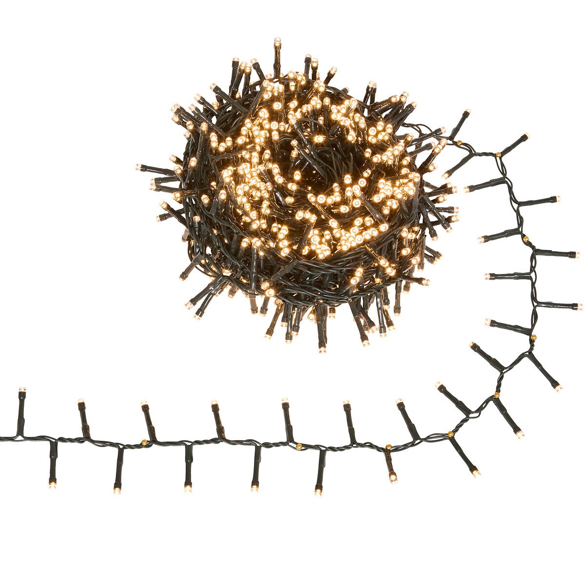 S&eacute;rie de natal branco quente 16M 800LED