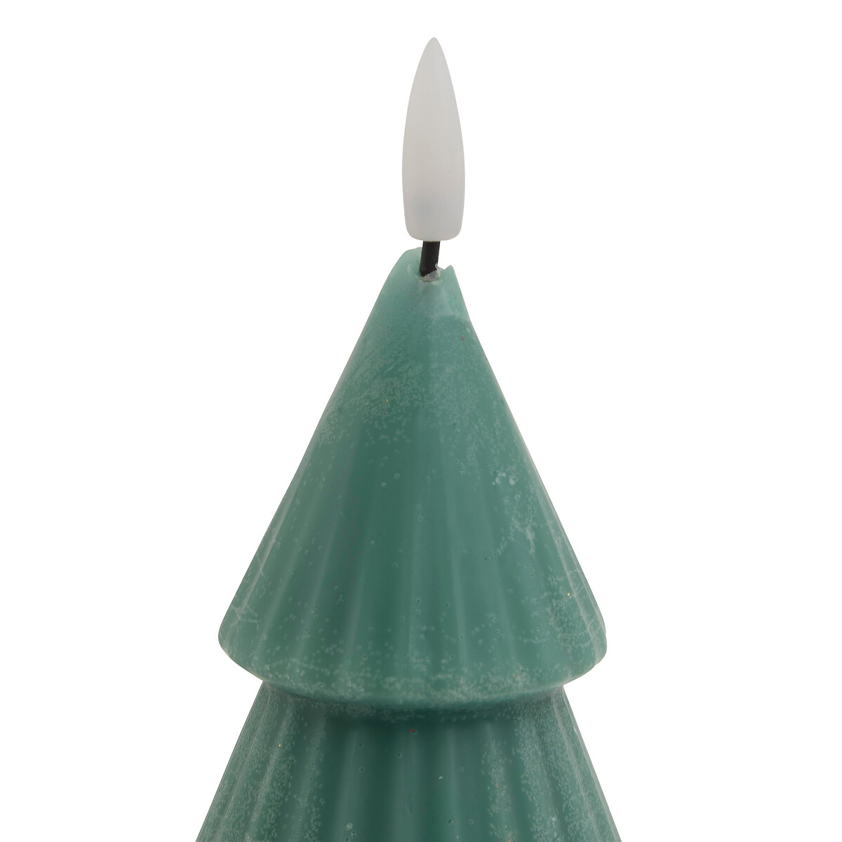Vela árvore de natal led verde 22,5cm,  Vela árvore de natal led verde 22,5cm