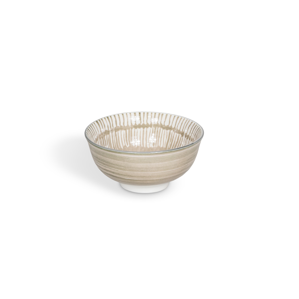 Tigela ALIVE cinza de cer&acirc;mica 15,5cm