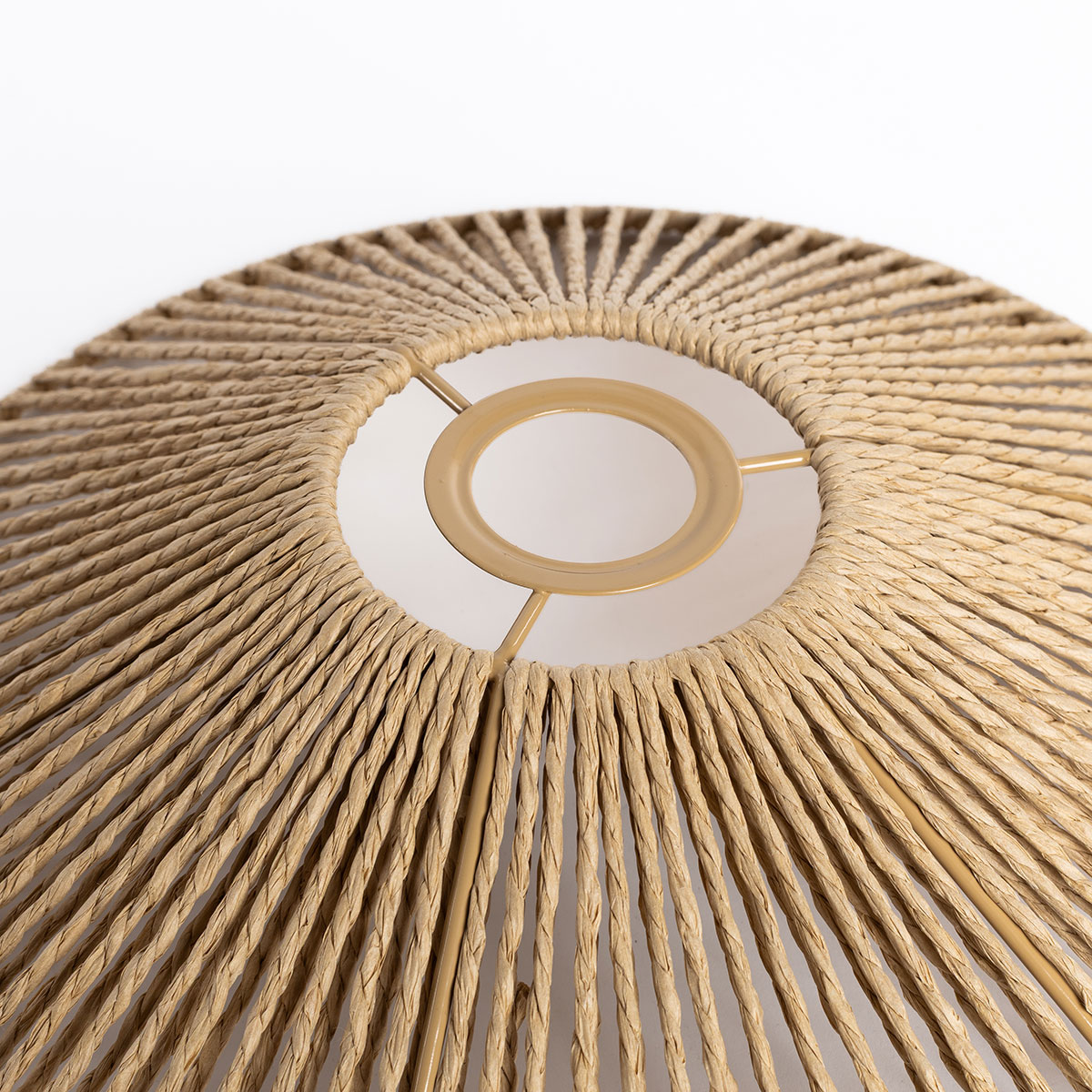 Abajour bege 34cm