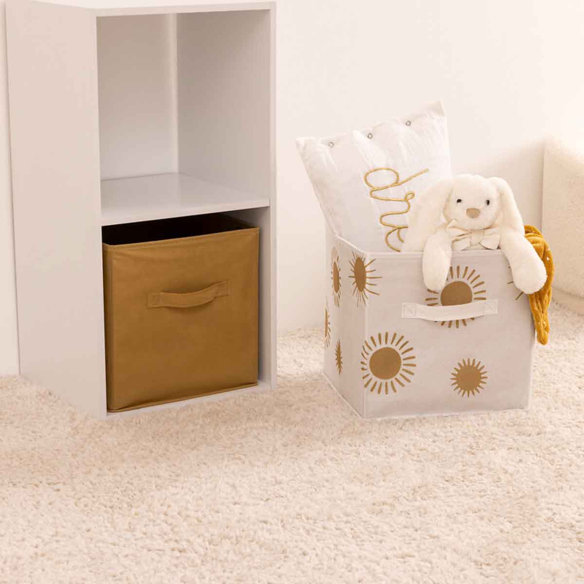 Conjunto de 2 cubos de arruma&ccedil;&atilde;o SOLEIL