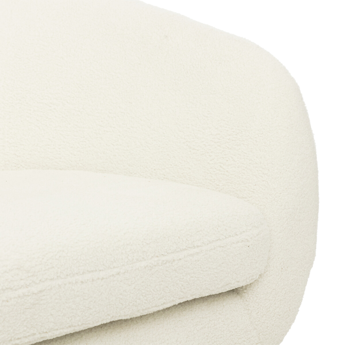 Poltrona SOLARO branco em pelo