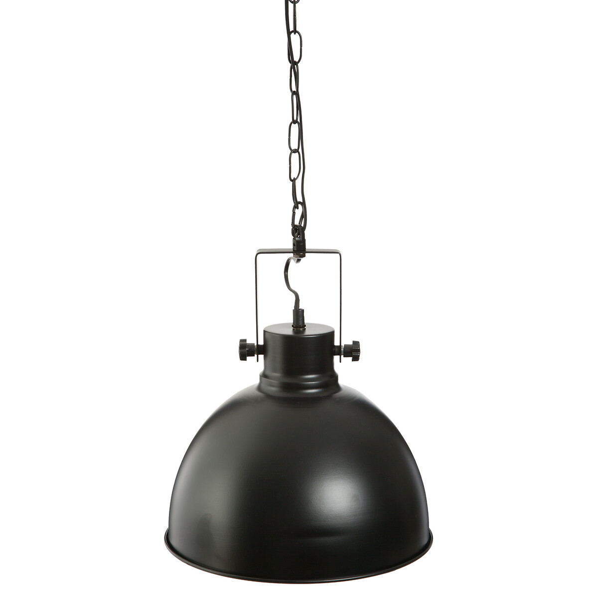 Candeeiro de teto basalt em metal preto