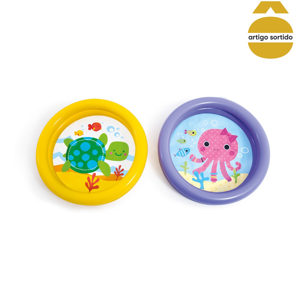 Piscina com 2 anéis para bebé