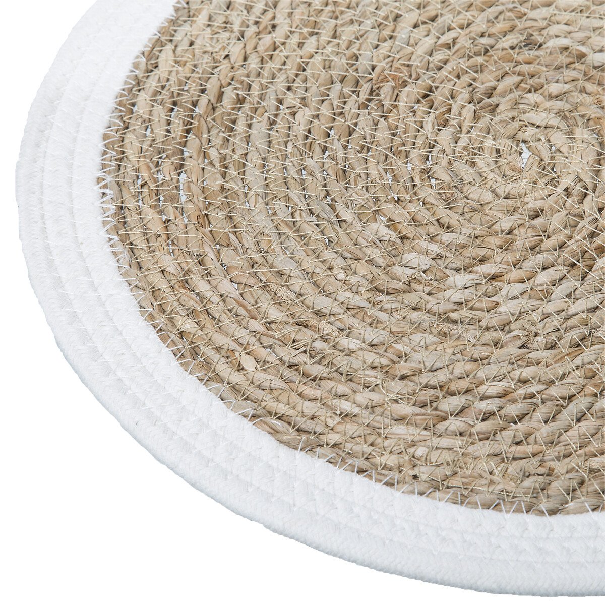 Individual Redondo Branco Happy 38cm