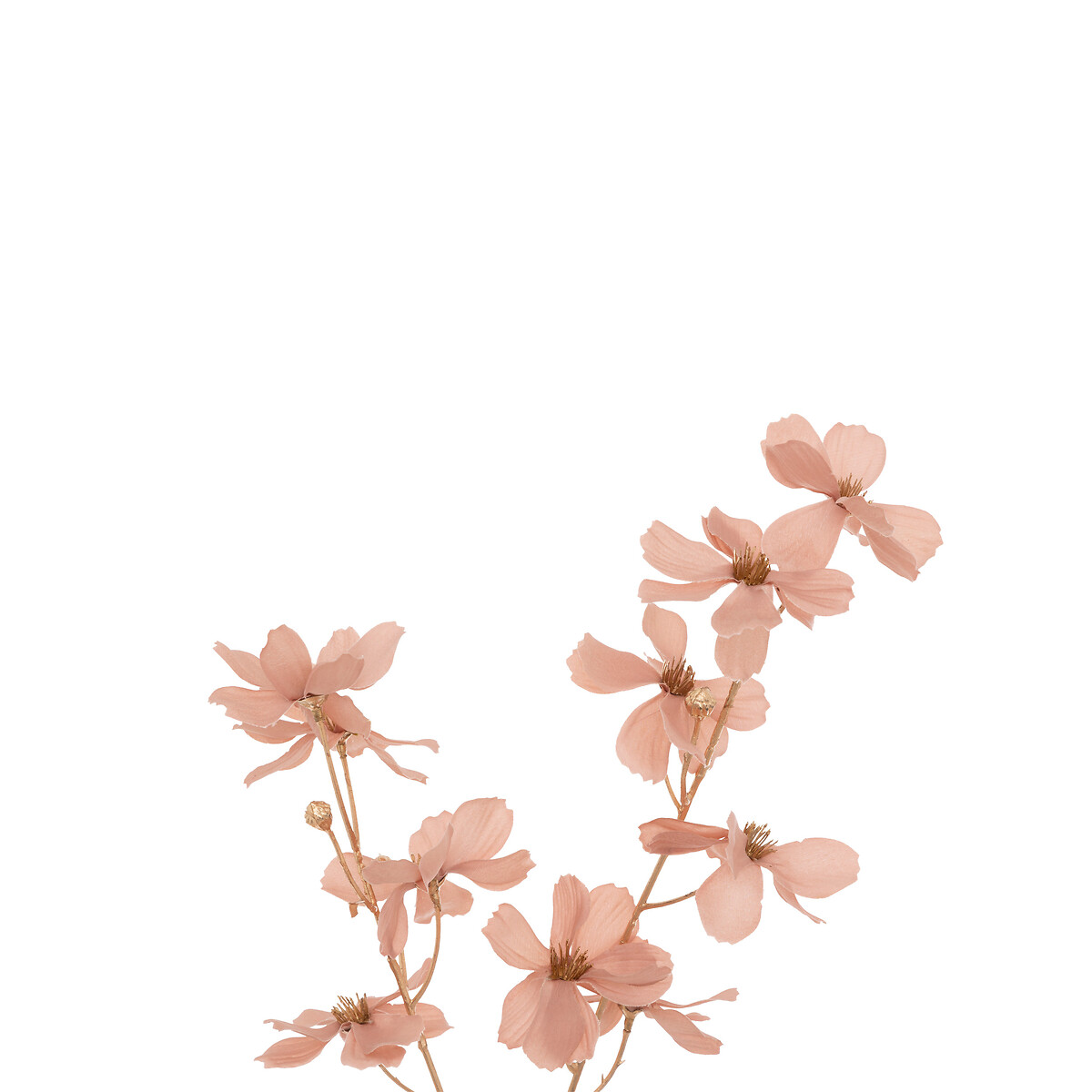 Haste flores rosa 92cm,  Haste flores rosa 92cm