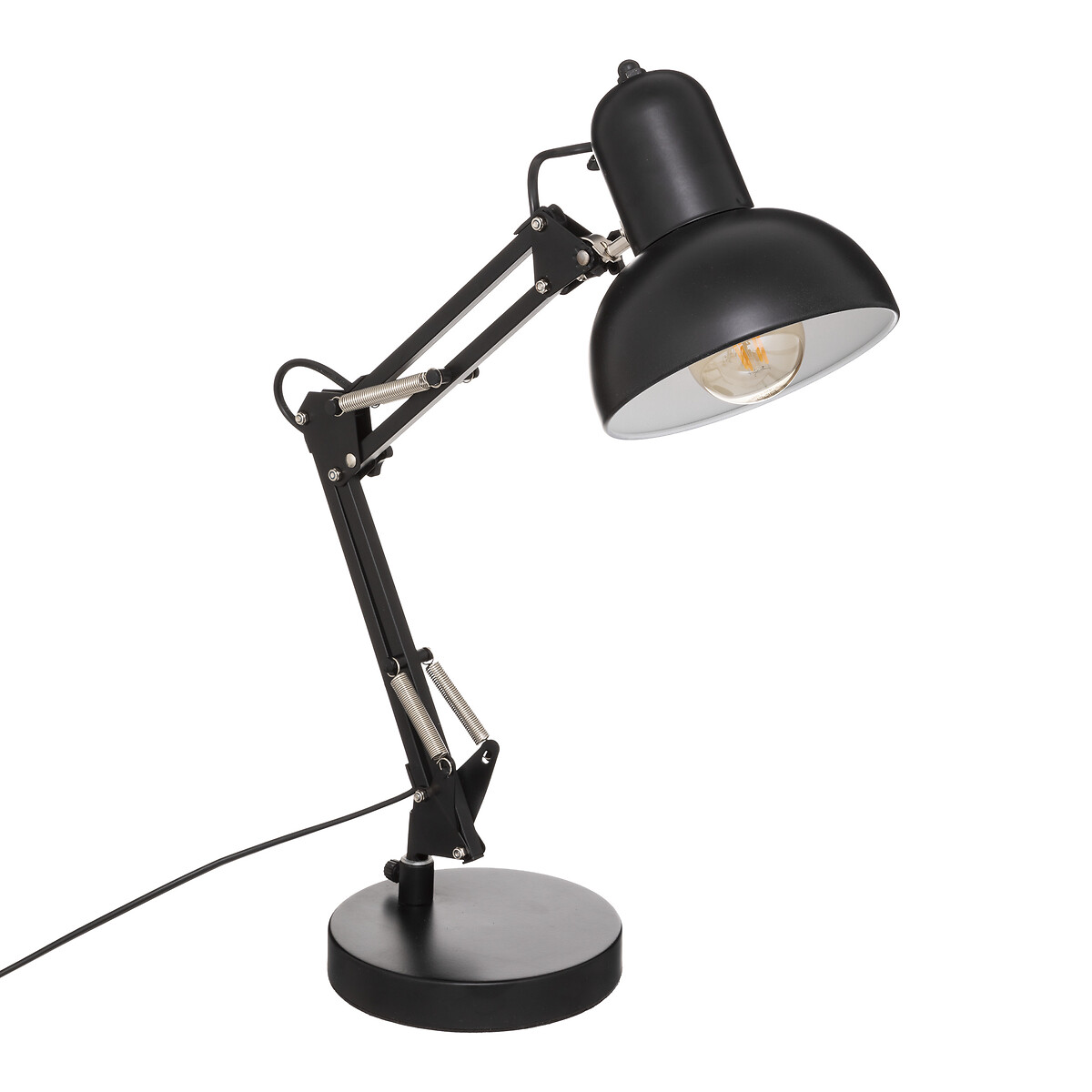 Candeeiro de mesa BREN preto em metal 56cm