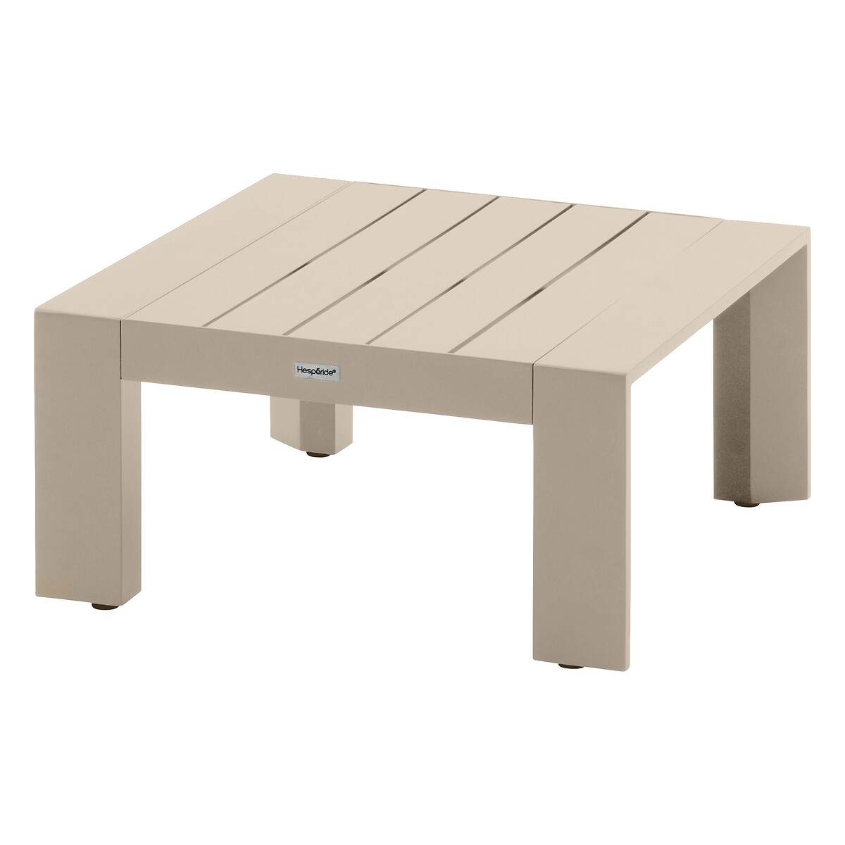 Pufe EVASION bege em alum&iacute;nio