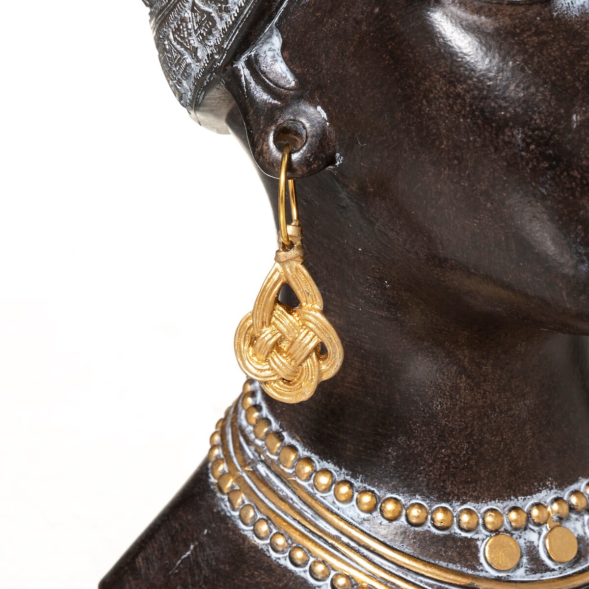 Cabe&ccedil;a mulher africana preto 27,5cm
